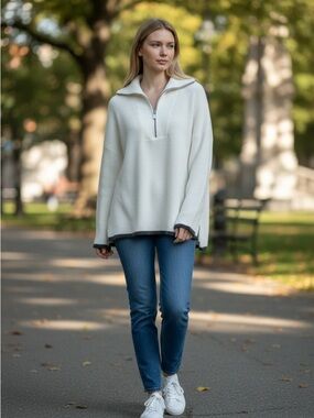 Laundry by Shelli Segal Quarter Zip Sweater